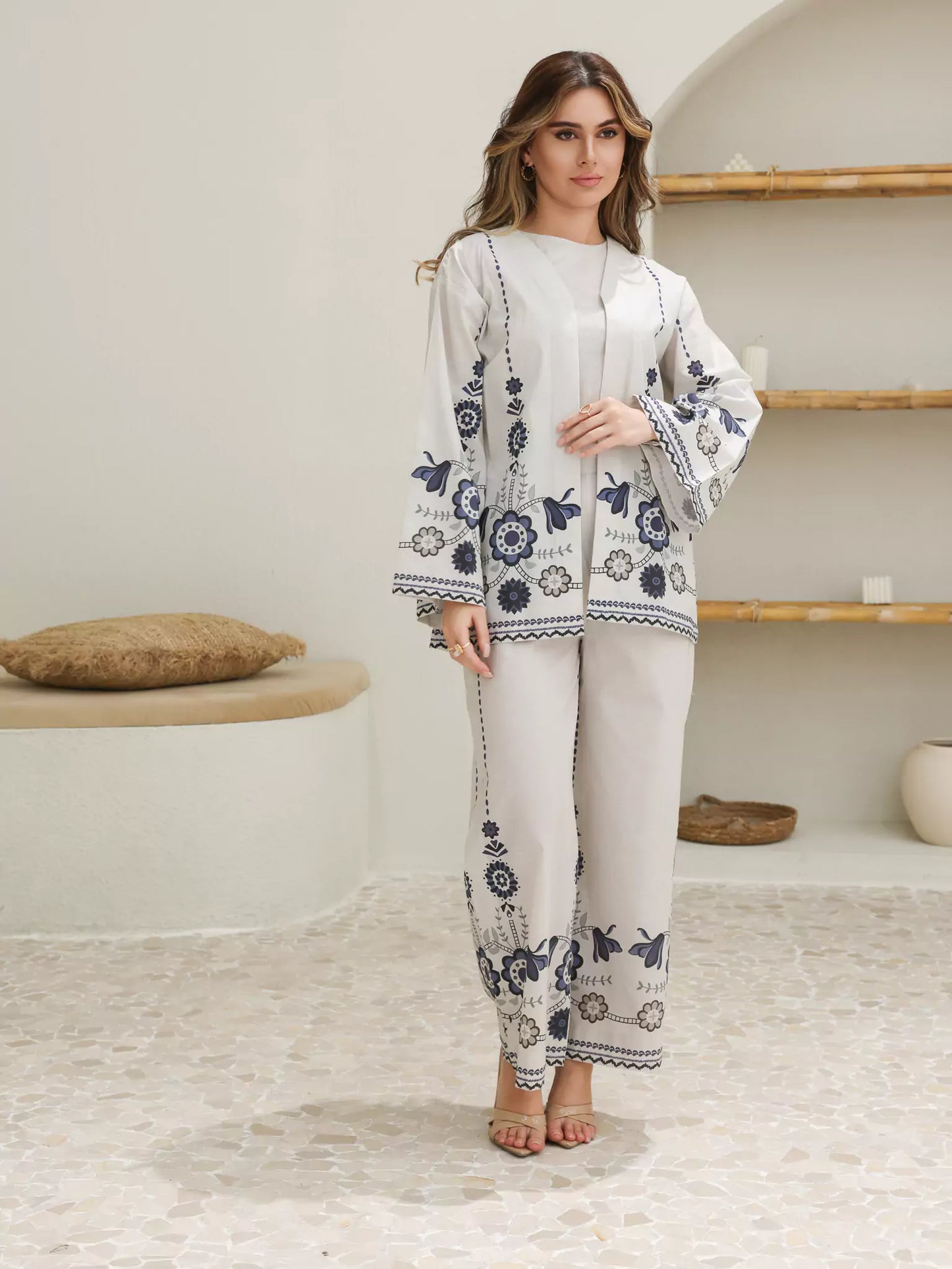 Indigo Vector Co Ord Set