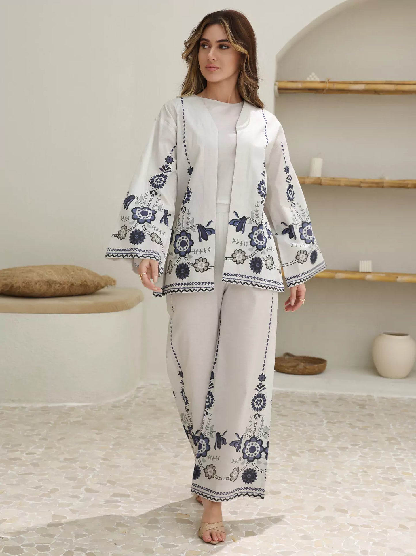 Indigo Vector Co Ord Set