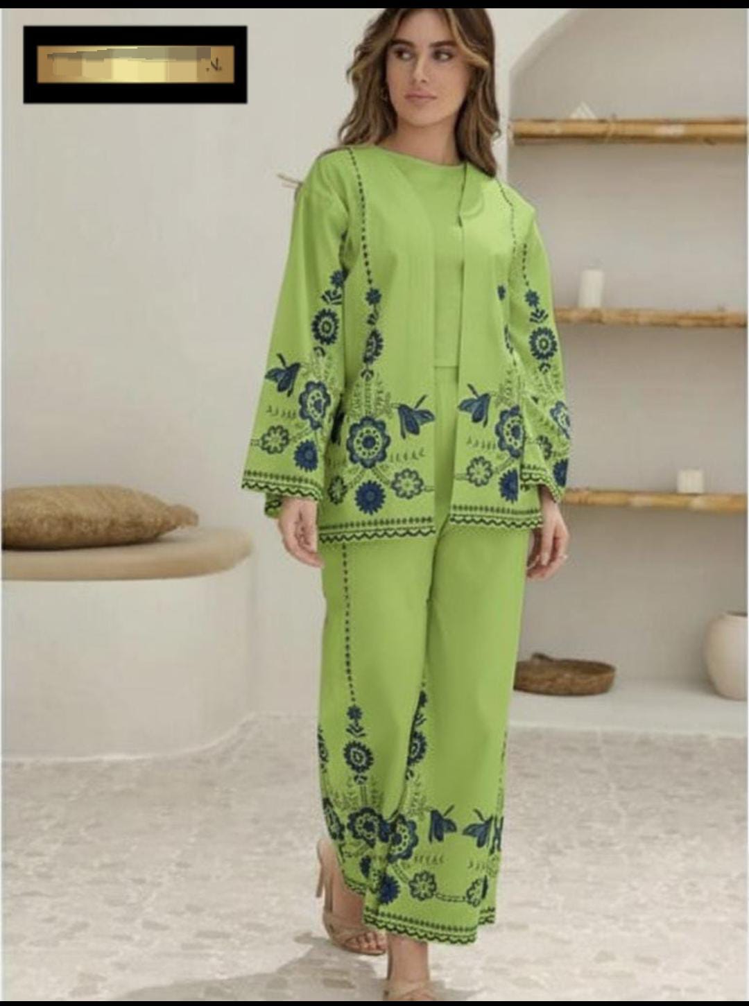 Indigo Vector Co Ord Set