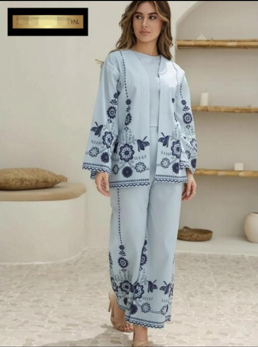 Indigo Vector Co Ord Set