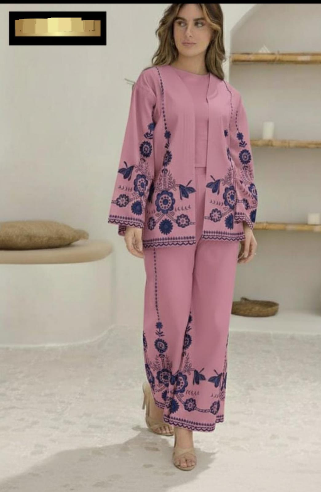 Indigo Vector Co Ord Set